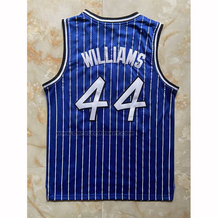 Maglia Orlando Magic Brandon Williams No 44 Mitchell & Ness 2009-10 Blu